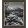 Mountain Stream Serenity Framed Canvas
