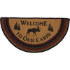 Antler Arrival Half-Round Rug