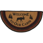 Antler Arrival Half-Round Rug