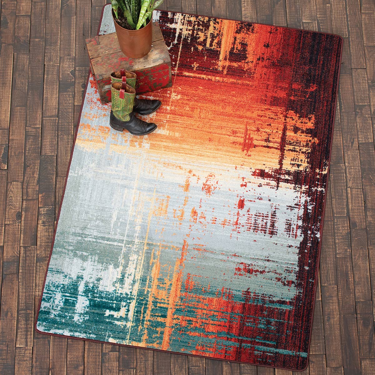 Santa Fe Rain Rug - 8 Ft. Round
