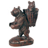 Trudging Mama Bear Sculpture - Burlwood