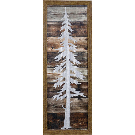 Rustic Tree Silhouette Wall Art - 1