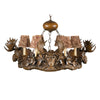 Moose Head Chandelier