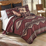 Tribal Trail Quilt Bed Set - King