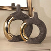 Golden Peak Ceramic Vases - Set of 2 - OUT OF STOCK UNTIL 11/23/2026