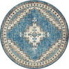 Sedona Nights Denim Rug - 8 Ft. Round