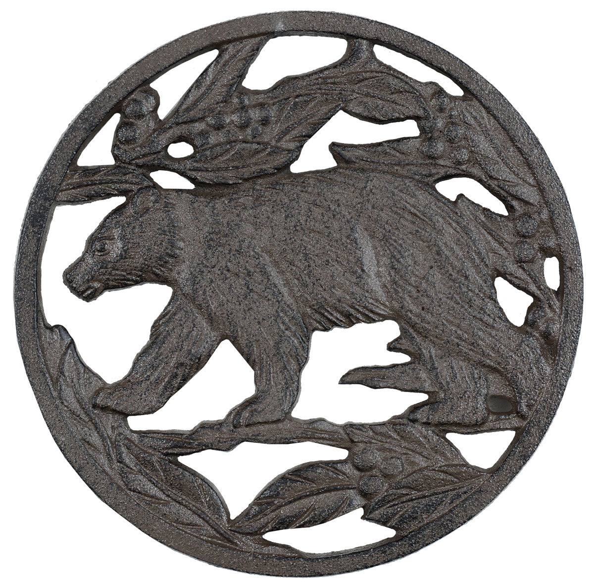 Black Bear Cast Iron Trivet