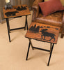 Mountain Getaway Folding Side Tables - Set of 2