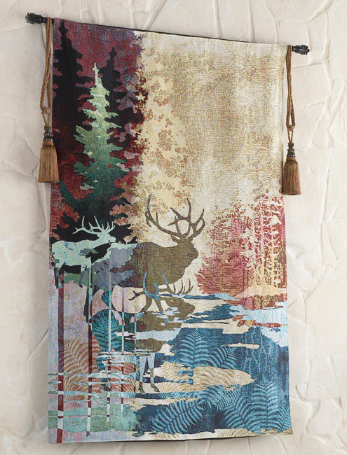 Ghosts of the Tall Timber Wall Tapestry
