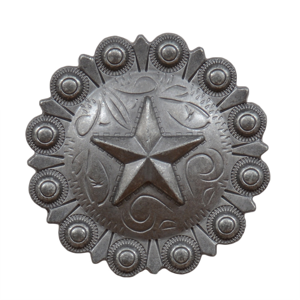 Star Berry Concho Cabinet Knobs - Set of 2