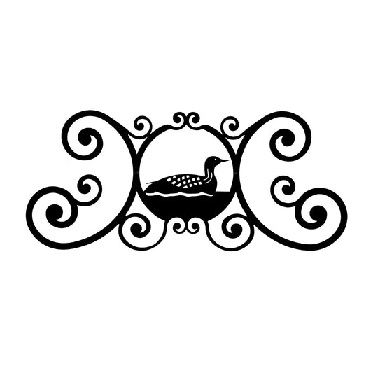 Loon Scroll Plaque