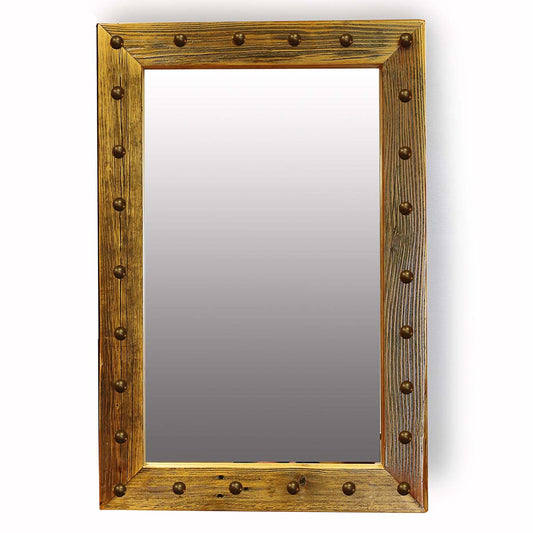 Rustic Reclaimed Wood Mirror