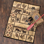 Yellowstone Wildlife Rug - 8 x 10