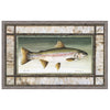 Vintage Birch Trout I Wall Art
