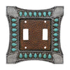 Tribal Turquoise Double Switch Cover - SALE
