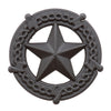 Star with Barbed Wire Cabinet Knobs - Set of 2