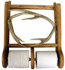 Wall Mount Magazine Rack w/Dbl TP Holder (Authentic Antlers)