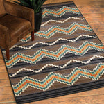 Trapper Southwestern Rug - 5 x 8