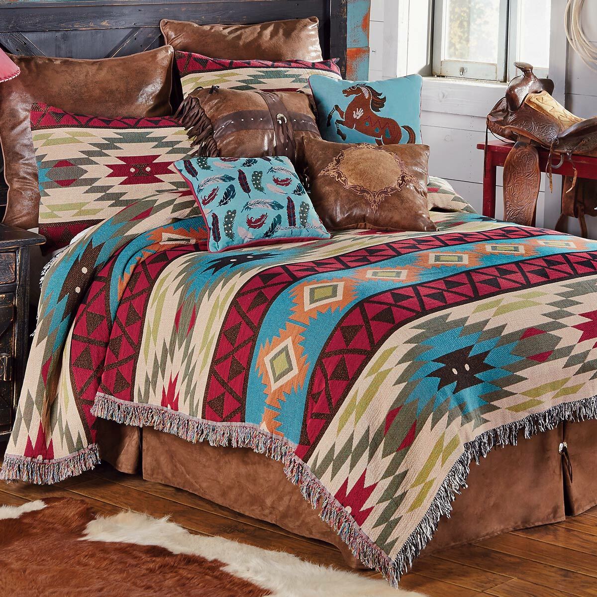 Southwest Expressions Tapestry Coverlet - King