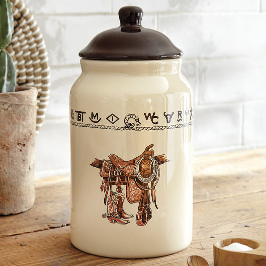 Boots & Saddle Brands Cookie / Treat Jar