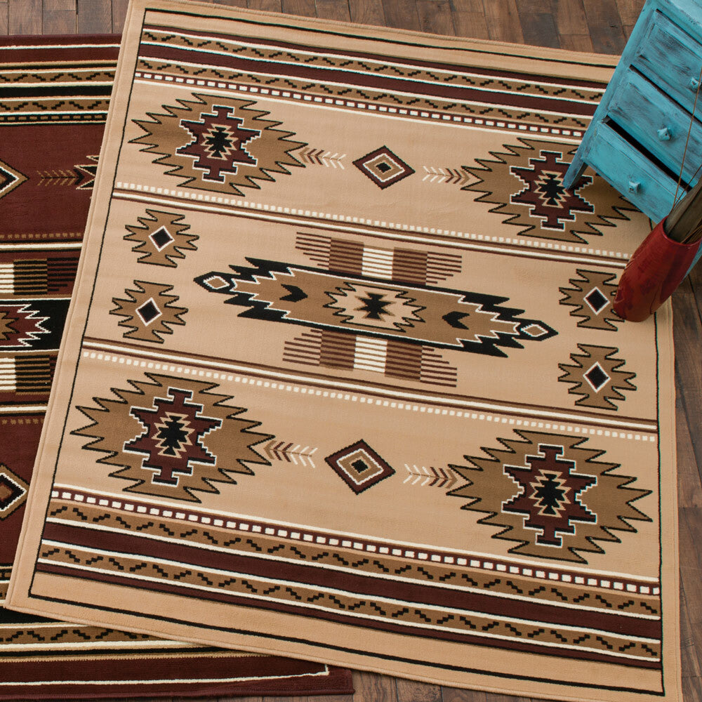 Southwestern Stars Berber Rug - 8 x 10