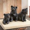 Black Bear Trio Figurine - SALE