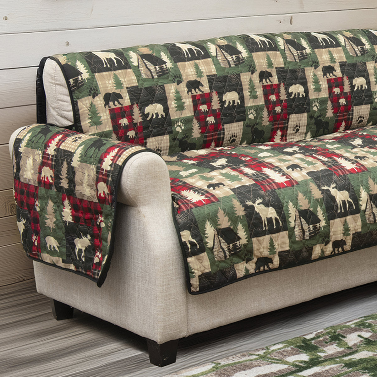 Wildlife Haven Patch Loveseat Cover - CLEARANCE