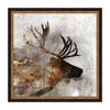 Watercolor Reindeer Framed Canvas
