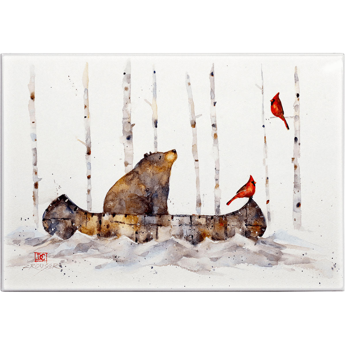If a Bear Had a Boat Metal Box Wall Art