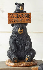 Welcome Bears Totem Sculpture
