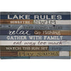 Lake Lessons Chenille Rug - 4 x 6
