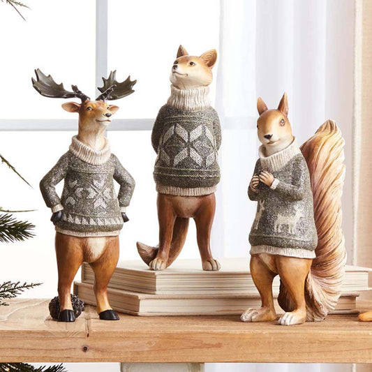 Cozy Critter Club Figurines - Set of 3
