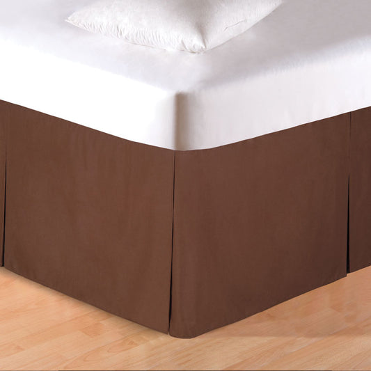 Brown Tailored Bedskirt - King - OVERSTOCK