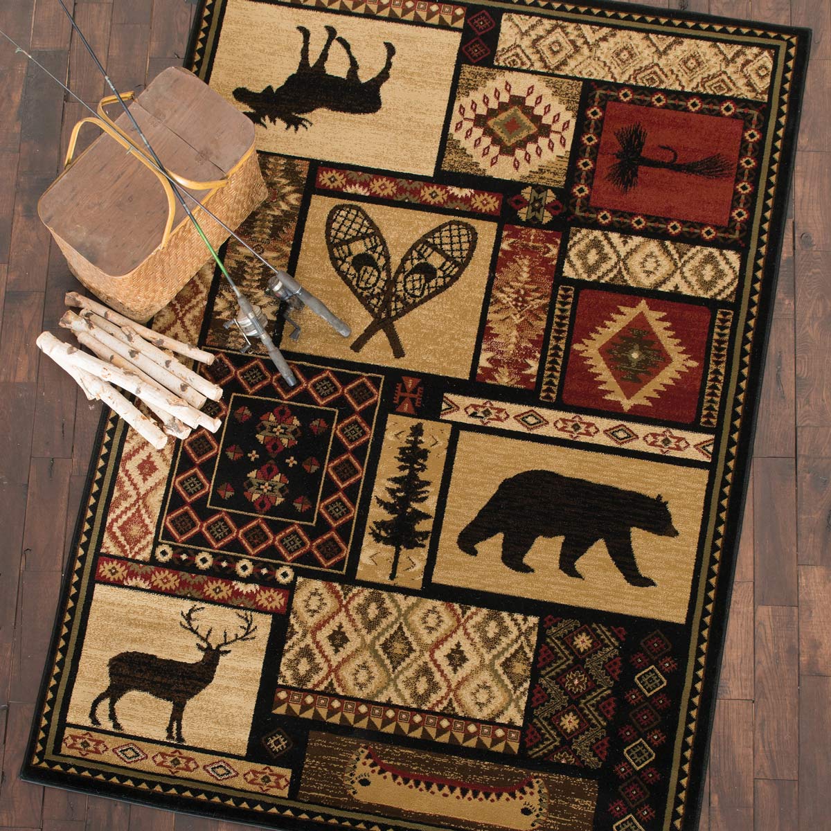 Diamond Lodge Rug - 2 x 8