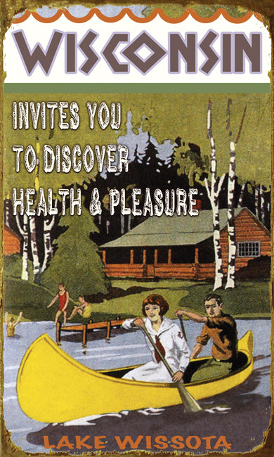 Cabin & Canoe Sign