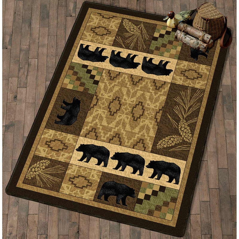 Black Bear Lodge Rug Collection