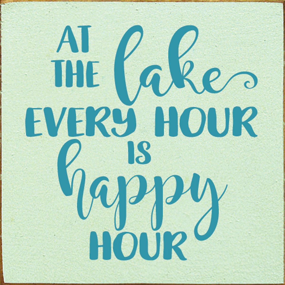 Lake Happy Hour Wall Art