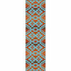 Sacred Trail Red Burst Rug - 2 x 8