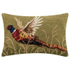 Wilderness Pheasant Hooked Pillow - OUT OF STOCK UNTIL 08/27/2026