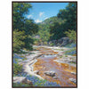 Downstream Flowers Canvas Art