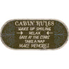 Cabin Relax Oval Rug