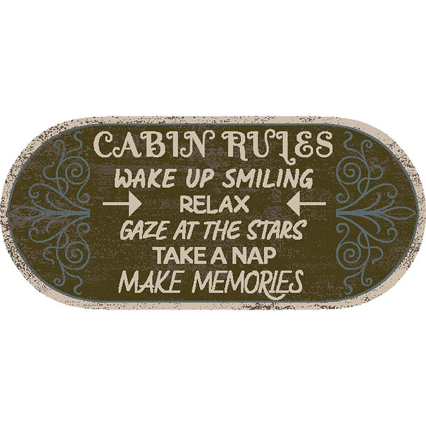 Cabin Relax Oval Rug