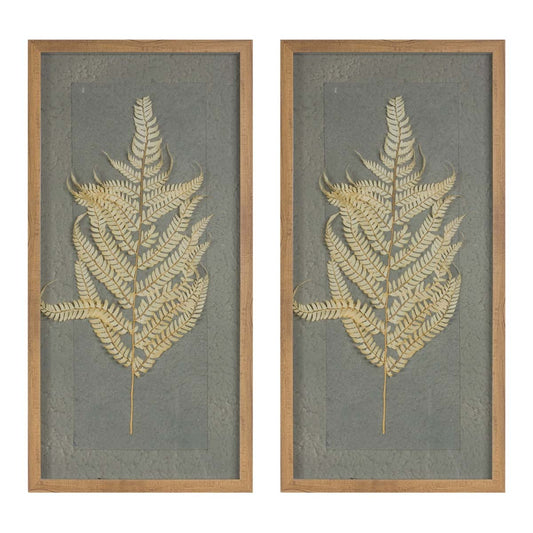 Fern Sprig Wall Art - Set of 2