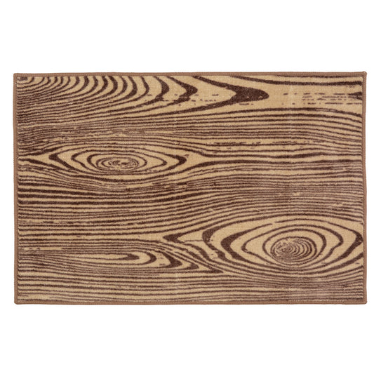 Wood Grain Bath/Kitchen Rug