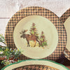 Aspen Heights Wildlife Melamine Dinner Plates - Set of 4