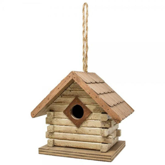 Log Cabin Wren Birdhouse