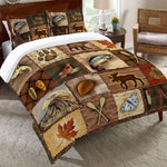 Lodge Icons Duvet Cover - King