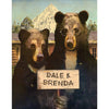 Bearly Gothic Personalized Stretched Canvas - Small