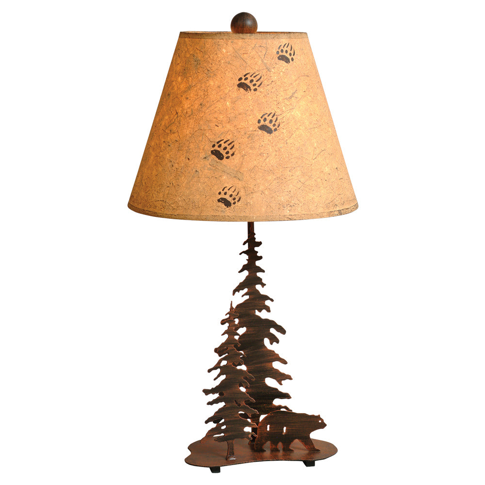 Bear Metal Art 3-D Lamp