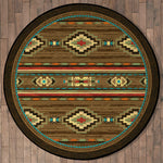 Frontier Outpost Rug - 8 Ft. Round